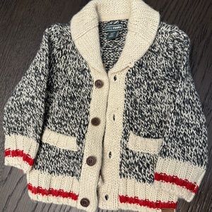 NWT Roots baby cabin shawl cardigan